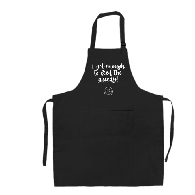 The Greedy Apron (Black) (XL)