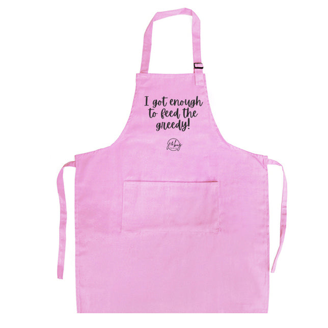 The Greedy Apron  Pink (L)