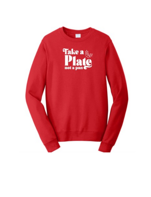"Take a Plate" -  Not So Ugly Christmas Sweater